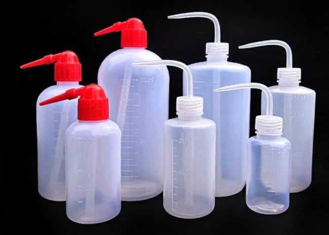 200ml 500ML1000MLラボ用HdpeウォッシュスクイーズVボトル